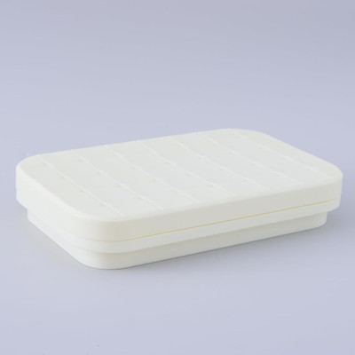 KUBER INDUSTRIES Ice Cube Tray | Off White | ZX23101-B White Silicone Ice Cube Tray(Pack of1)