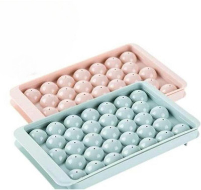 Sorath Multicolor Plastic Ice Ball Tray(Pack of2)