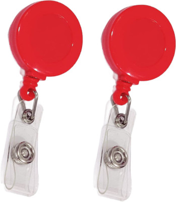 HATHIYANI Plastic ID Badge Reel(Pack of 50)