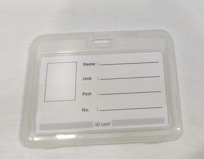 Dey 's stationery store Plastic ID Badge Holder(Pack of 3)