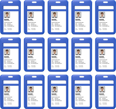 LRS Plastic ID Badge Holder(Pack of 15)