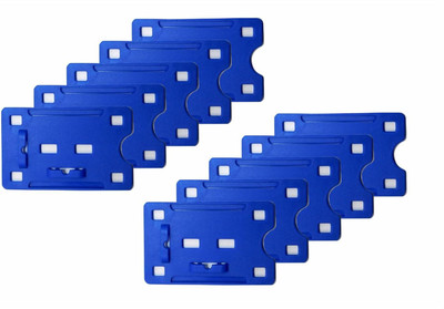 safe ex india Plastic ID Badge Holder(Pack of 10)