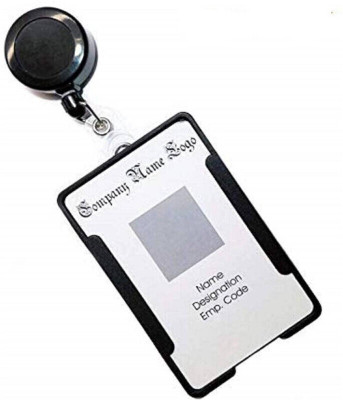 JSMSH Plastic ID Badge Reel(Pack of 1)