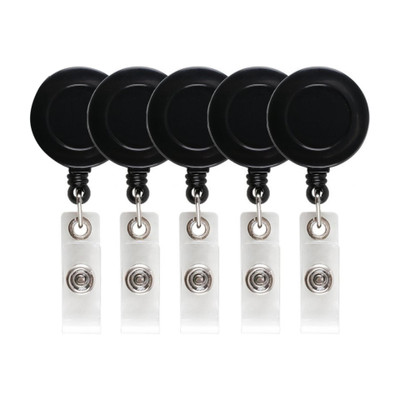 Dcenterprises Plastic ID Badge Reel(Pack of 5)