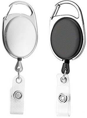 I CARDE Plastic ID Badge Reel(Pack of 2)