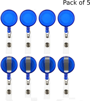 NSSP Plastic, Stainless Steel ID Badge Reel(Pack of 5)