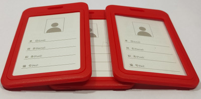 AbhaPrint Plastic ID Badge Holder(Pack of 3)