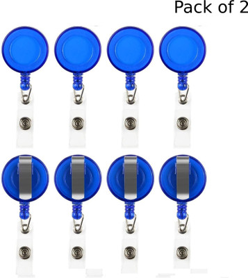 NSSP Plastic, Stainless Steel ID Badge Reel(Pack of 2)