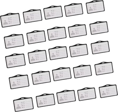 KKSW Aluminum ID Badge Holder(Pack of 25)