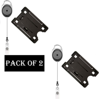 Dcenterprises Plastic ID Badge Reel(Pack of 2)
