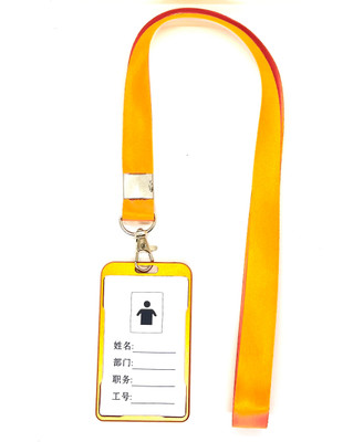 AKAN Aluminum Lanyard, ID Badge Holder(Pack of 1)
