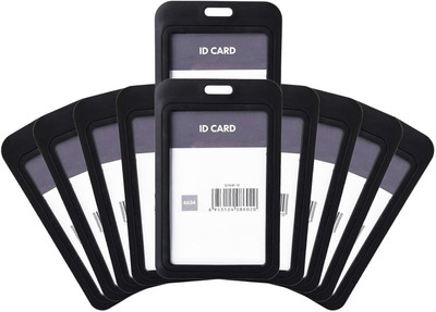 Ang Plastic ID Badge Holder(Pack of 10)
