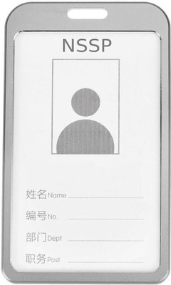 KKSW Aluminum ID Badge Holder(Pack of 5)