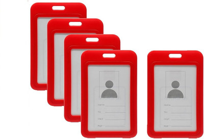 ASV Plastic ID Badge Holder(Pack of 5)