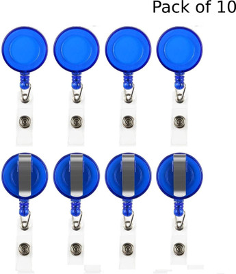 NSSP Plastic, Stainless Steel ID Badge Reel(Pack of 10)