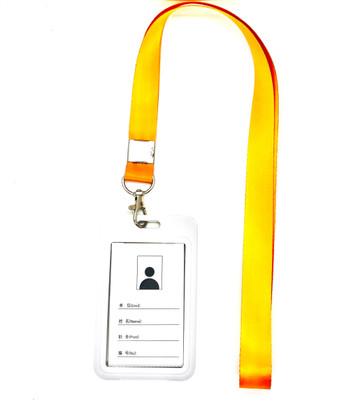 AKAN Plastic Lanyard, ID Badge Holder(Pack of 1)