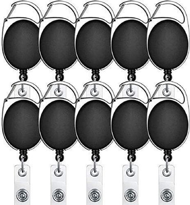 CAMPIO Nylon, Plastic ID Badge Holder(Pack of 10)