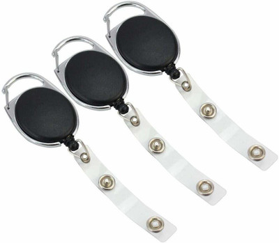 Ang Plastic ID Badge Reel(Pack of 3)