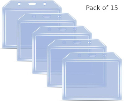 NSSP Plastic ID Badge Holder(Pack of 15)