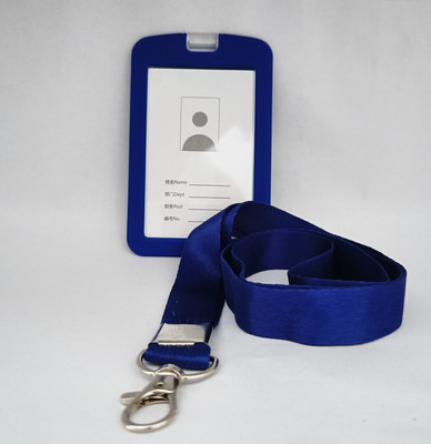 HYNEAR Silicone ID Badge Holder, Lanyard(Pack of 1)