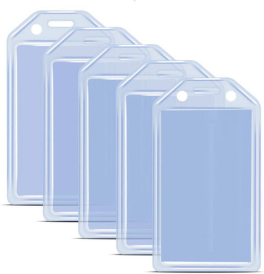 JSMSH Plastic ID Badge Holder(Pack of 15)