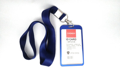 HYNEAR Aluminum ID Badge Holder, Lanyard(Pack of 1)