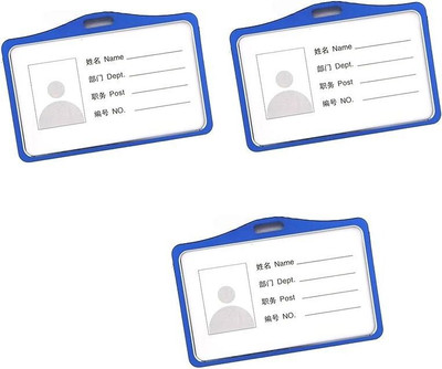 KKSW Aluminum ID Badge Holder(Pack of 3)