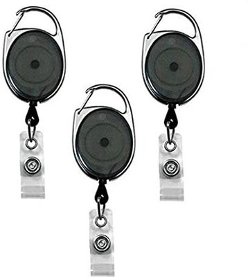 Brainta Plastic ID Badge Reel(Pack of 3)