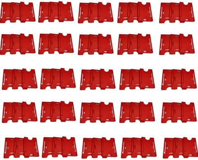 KKSW Plastic ID Badge Holder, ID Badge Reel(Pack of 25)