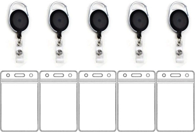True-Ally Plastic ID Badge Holder(Pack of 5)