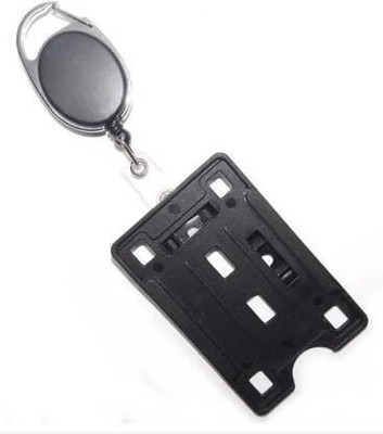 HCS Plastic ID Badge Holder, ID Badge Reel(Pack of 1)