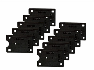 safe ex india Plastic ID Badge Holder(Pack of 10)