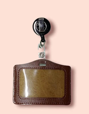 KKSW Polyester ID Badge Holder, ID Badge Reel(Pack of 50)