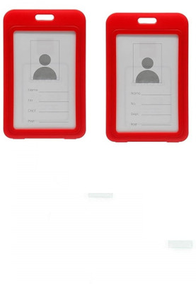 ASV Plastic ID Badge Holder, ID Badge Reel(Pack of 2)