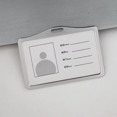 KKSW Aluminum ID Badge Holder(Pack of 1)