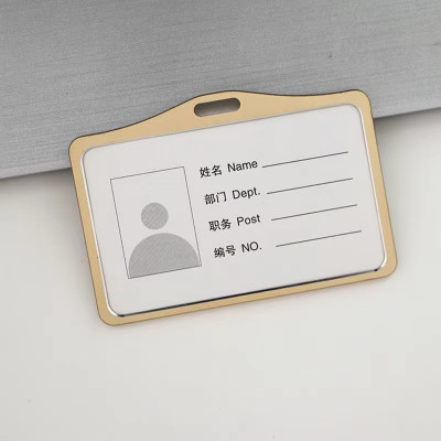 KKSW Aluminum ID Badge Holder(Pack of 1)