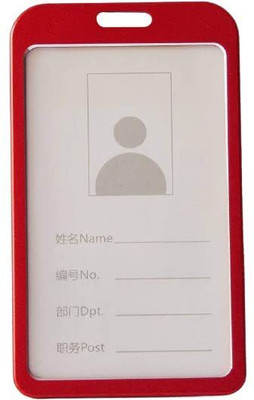 I CARDE Aluminum ID Badge Holder(Pack of 1)