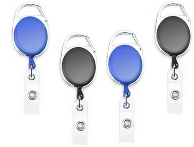 Ang Plastic ID Badge Reel(Pack of 4)