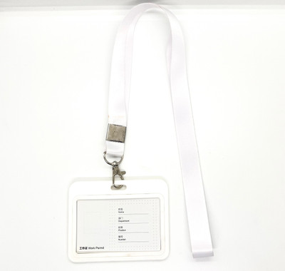 AKAN Plastic Lanyard, ID Badge Holder(Pack of 1)