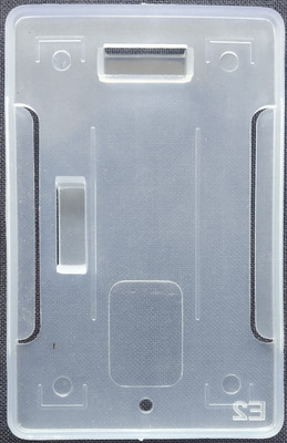 sybotec Plastic ID Badge Holder(Pack of 50)