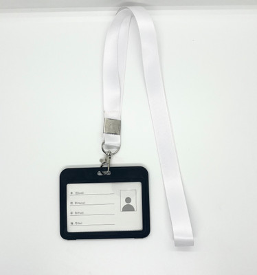 AKAN Plastic Lanyard, ID Badge Holder(Pack of 1)