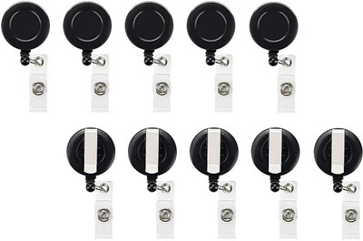 CAMPIO Plastic ID Badge Holder(Pack of 10)