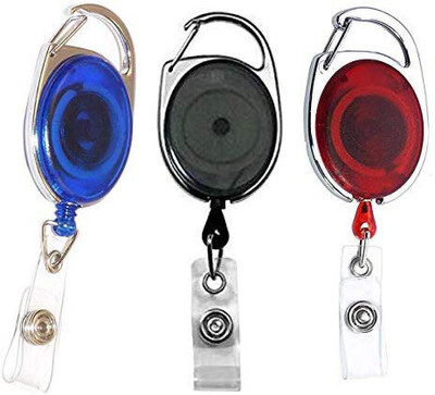 HYNEAR Plastic ID Badge Holder(Pack of 3)