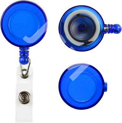 JSMSH Plastic ID Badge Reel(Pack of 15)