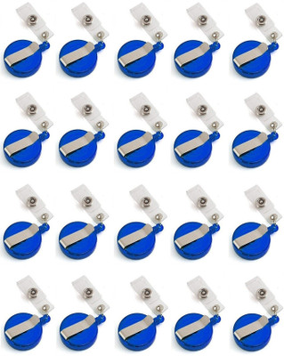 JSMSH Plastic ID Badge Reel(Pack of 20)