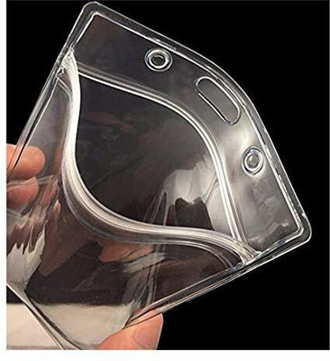 canoff Plastic ID Badge Holder(Pack of 10)