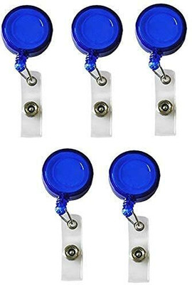 ASV Plastic ID Badge Reel, ID Badge Holder(Pack of 5)