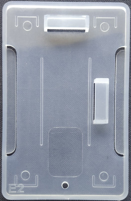 DREAM CHOICE Plastic ID Badge Holder(Pack of 50)