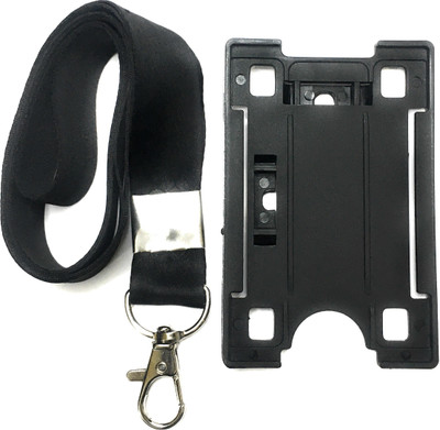 canoff Plastic ID Badge Holder, Lanyard(Pack of 1)