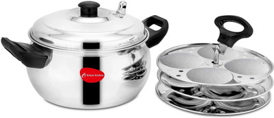 Klassi Kichen STAINLESS STEEL Induction & Standard Idli Maker(3 Plates , 12 Idlis )